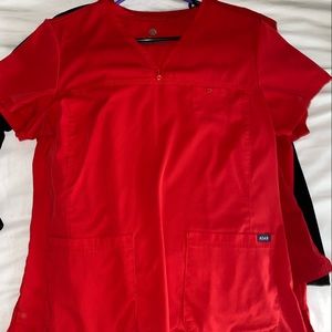 Adar scrubs bottoms are straight leg